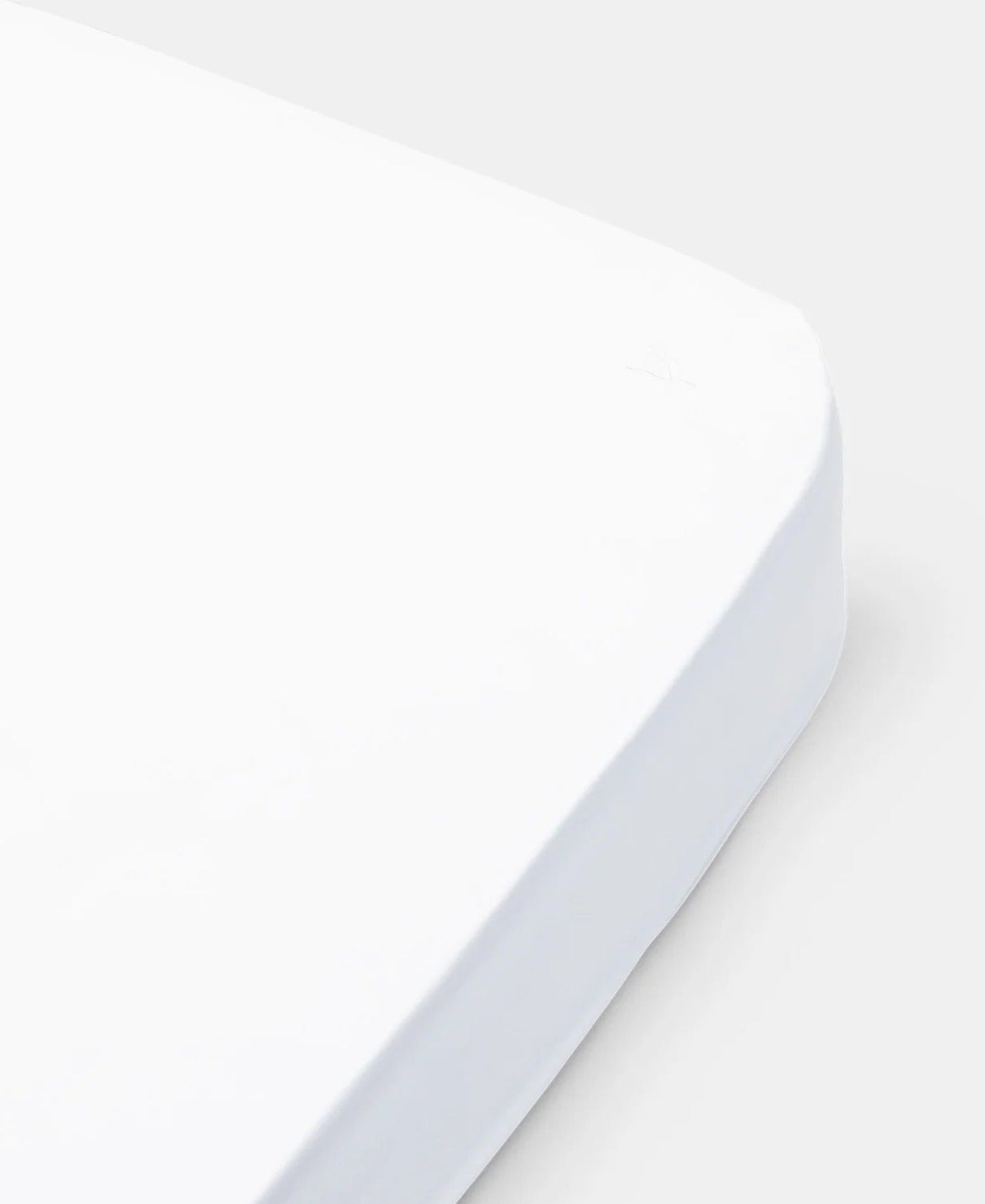 Lenzuolo con angoli per bambini Bea 68x162x12 cm - Bianco semplice