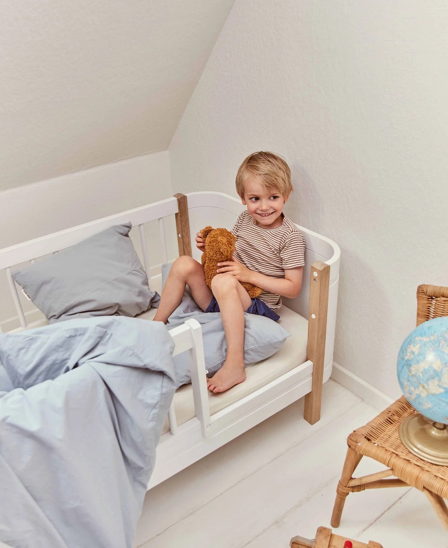 Drap Housse Bambino Bea 68x162x12 Cm - Pure Nature