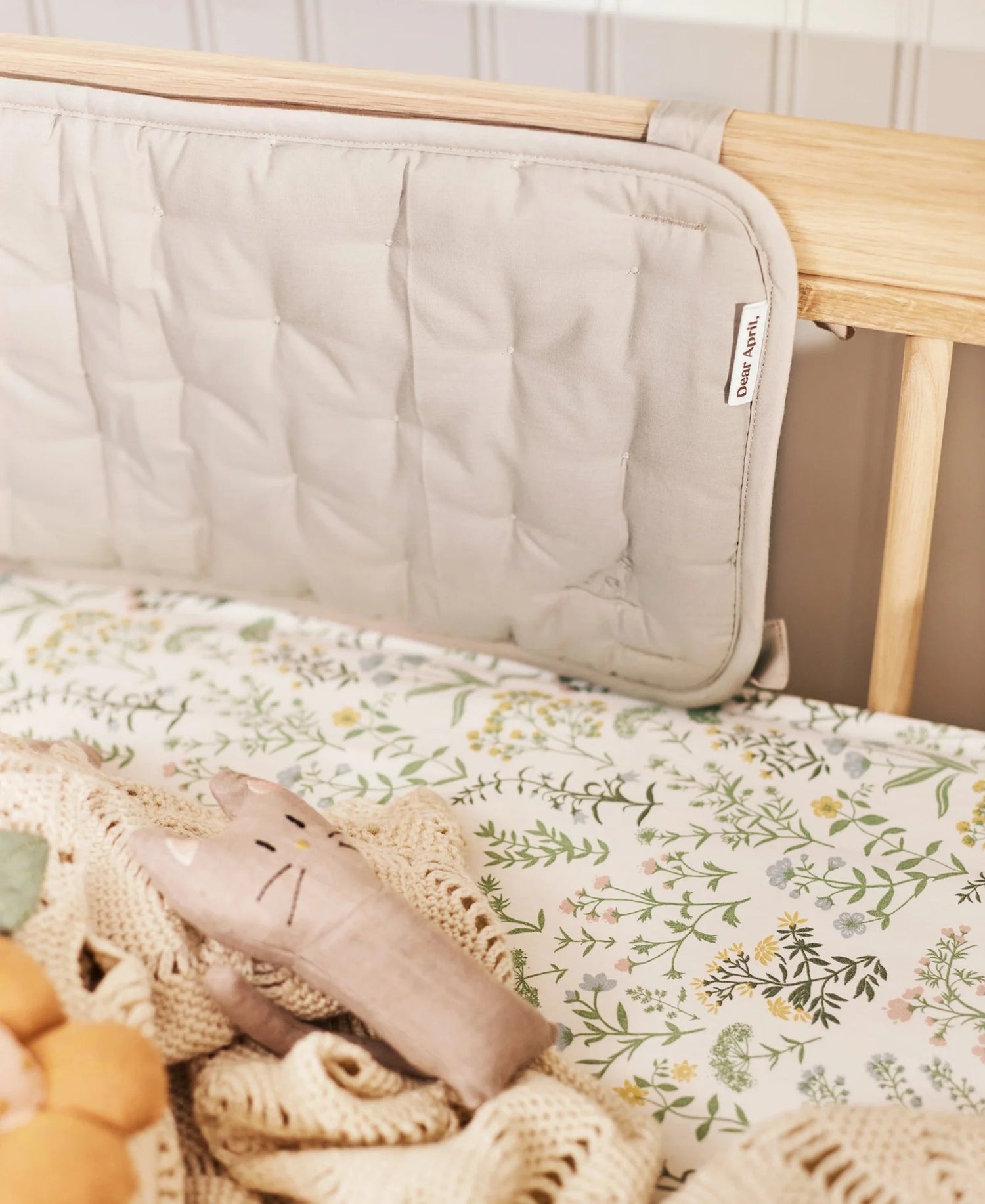 Lenzuolo con angoli per lettino Ada 68x122x12 cm - Fiori Estivi