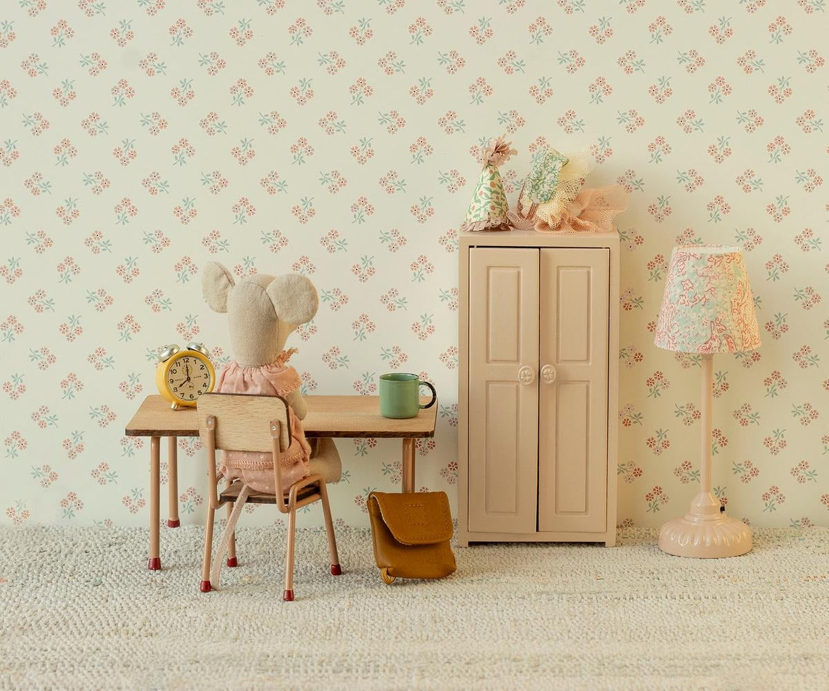 Set tavolo e sedie, Per Topo Maileg - Rosa scuro