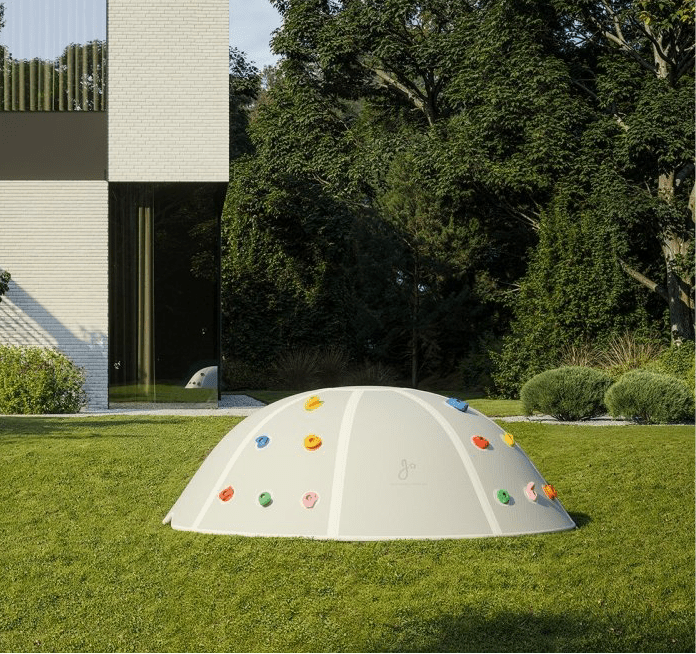 JUPIDUU - Dôme Climb & Jump - Gris/Blanc