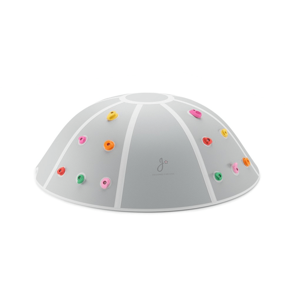 JUPIDUU - Dôme Climb & Jump - Gris/Blanc