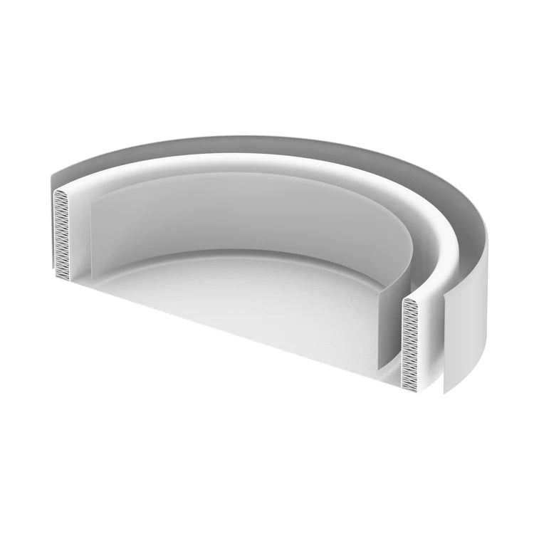JUPIDUU - Piscine Jupiduu - Gris/Blanc - Trois Tailles Disponible