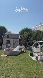 JUPIDUU - Piscine Jupiduu - Gris/Blanc - Trois Tailles Disponible