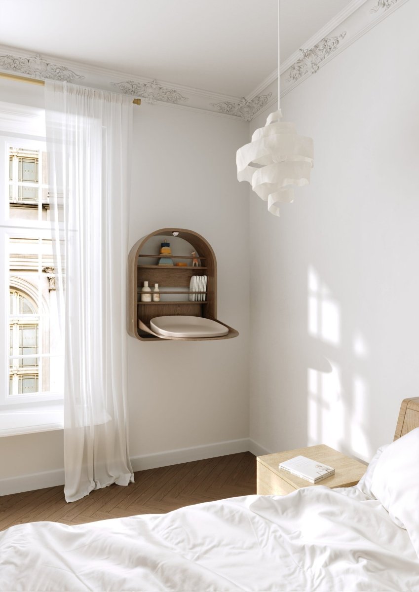 KAS COPENHAGEN - Table À Langer Murale Kai - Kas Copenhagen - Chêne Fumé