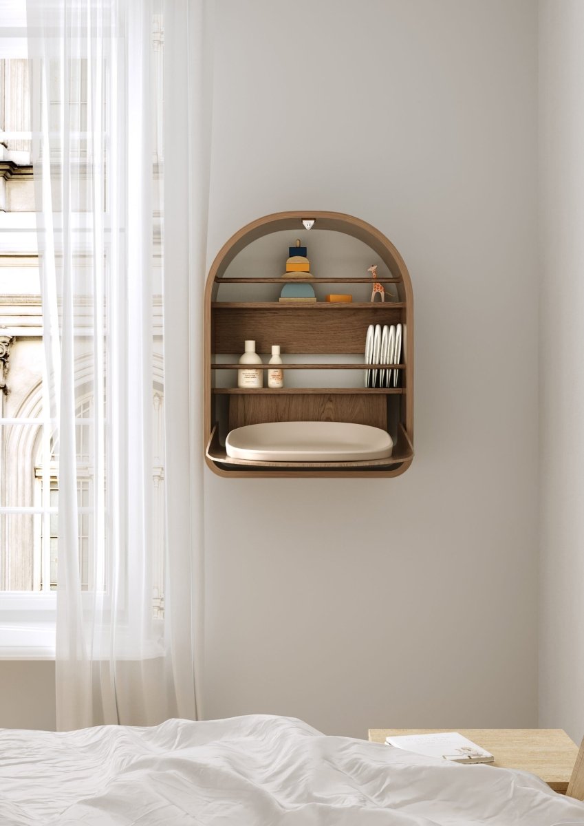 KAS COPENHAGEN - Table À Langer Murale Kai - Kas Copenhagen - Chêne Fumé