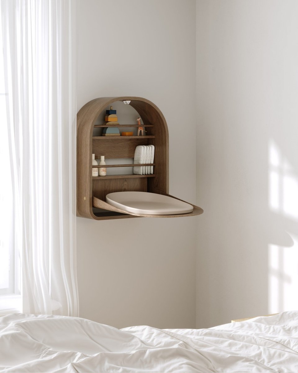 KAS COPENHAGEN - Table À Langer Murale Kai - Kas Copenhagen - Chêne Fumé