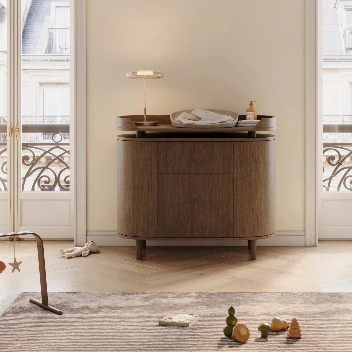 KAS KOPENHAGEN-Commode Kai - Kas Copenhagen - Chêne Fumé