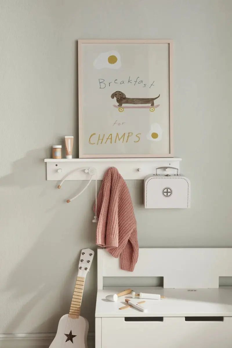 KID'S CONCEPT - Porte - Manteau Blanc STAR