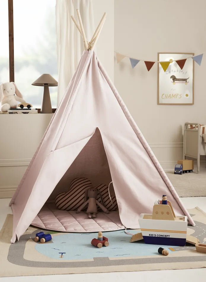 rosa tipi zelt KID'S CONCEPT | Tipi-Zelt - Hellrosa