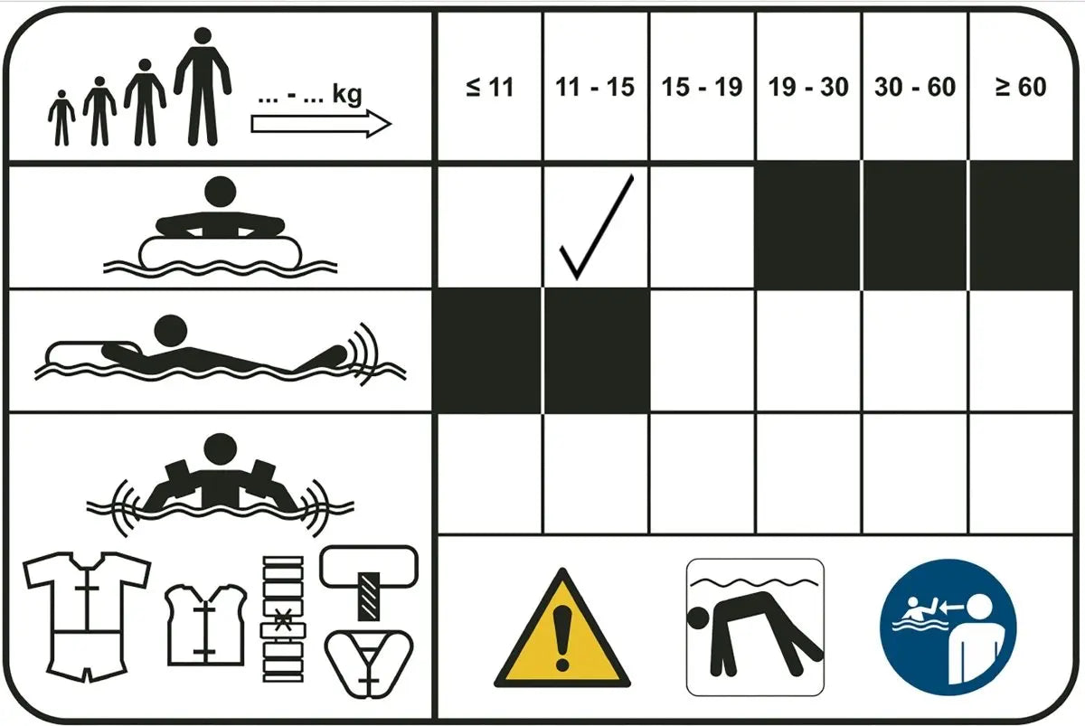 KONGES SLØJD - Bouée Pour Bébé - Cerise