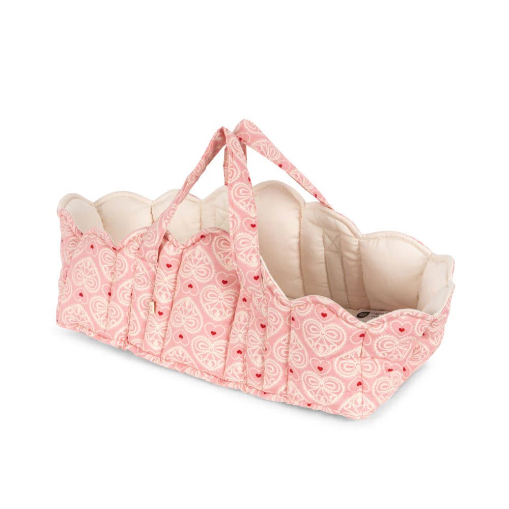 KONGES SLØJD - Couffin Pour Poupée - Rose Dentelle