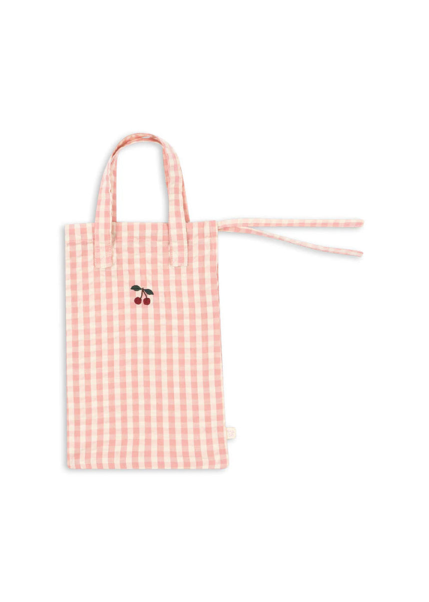 KONGES SLØJD - Ensemble De Chambre De Poupée - Carreaux Rose Poudre