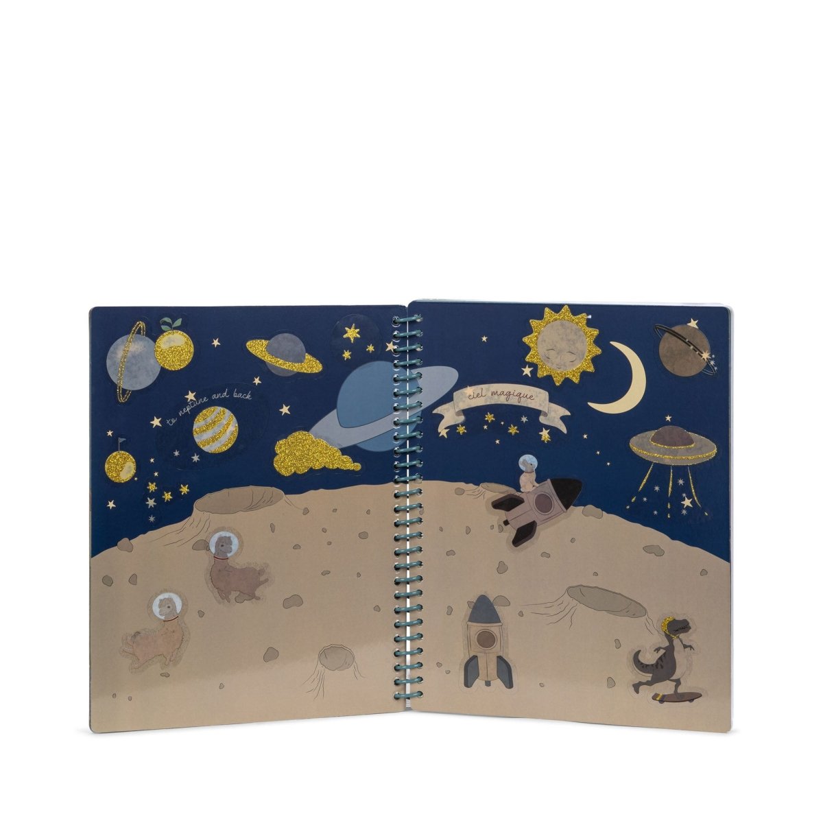 KONGES SLØJD - Mon Livre D'autocollants - Bleu