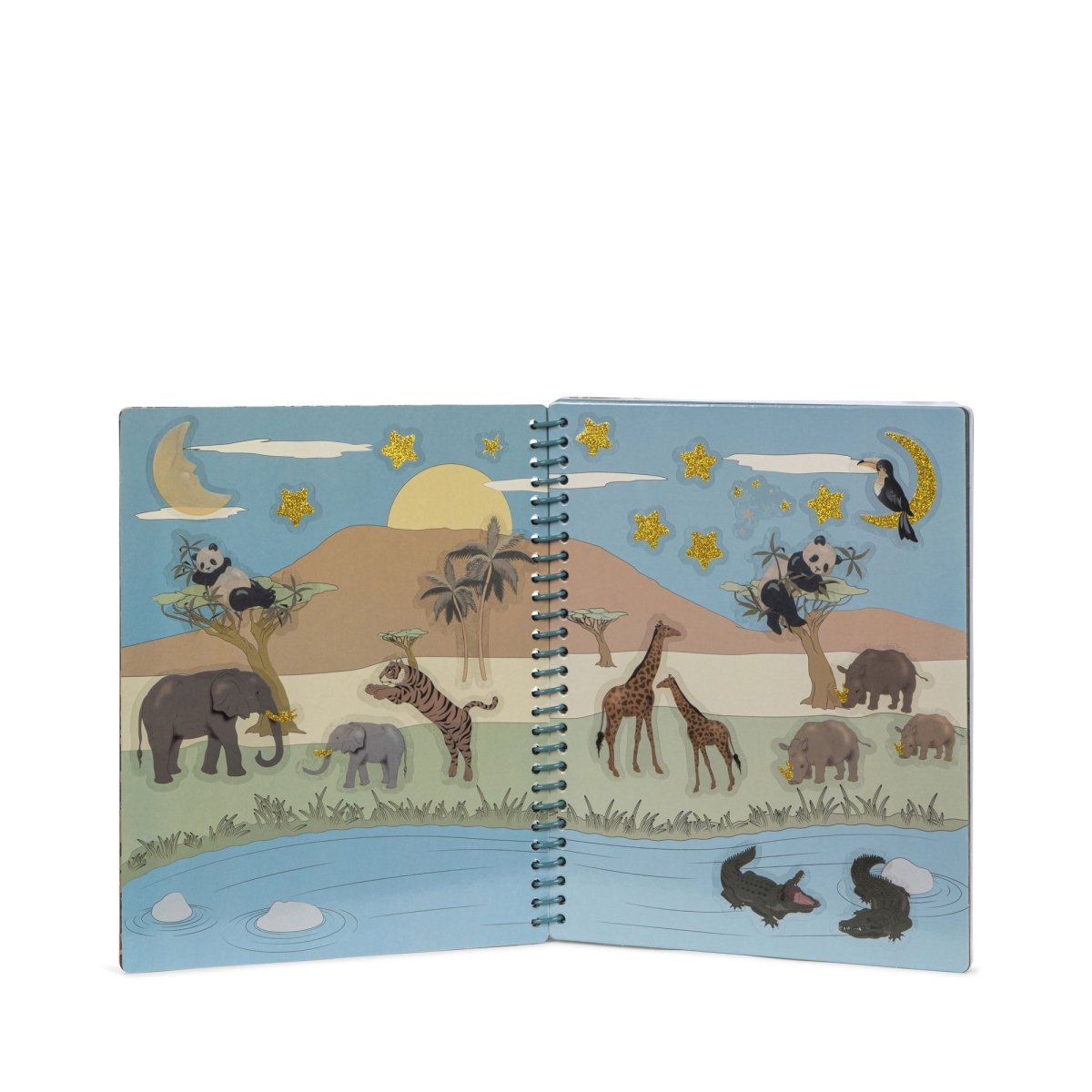 KONGES SLØJD - Mon Livre D'autocollants - Bleu