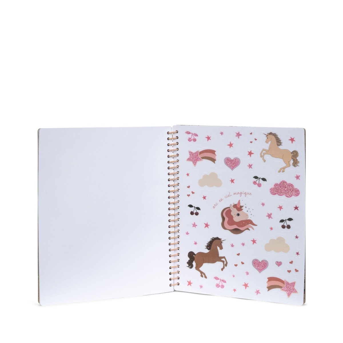 KONGES SLØJD - Mon Livre D'autocollants - Rose