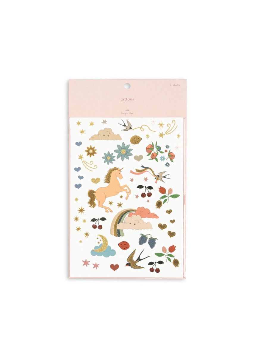 KONGES SLØJD - Pack De Mélange Tatouages - Arc - en - ciel