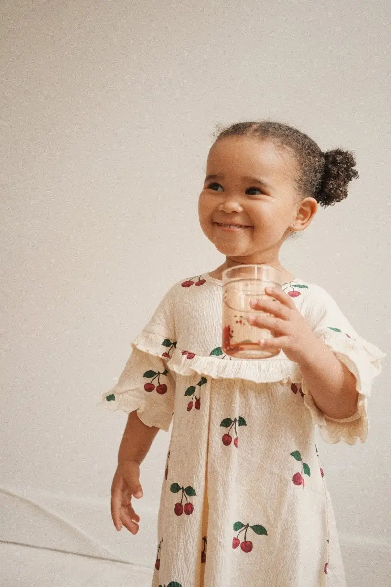 KONGES SLØJD - Paquet De 2 Gobelets À Paillettes - Cerise