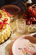 KONGES SLØJD - Paquet De 2 Gobelets À Paillettes - Cygne Blanc Cassé