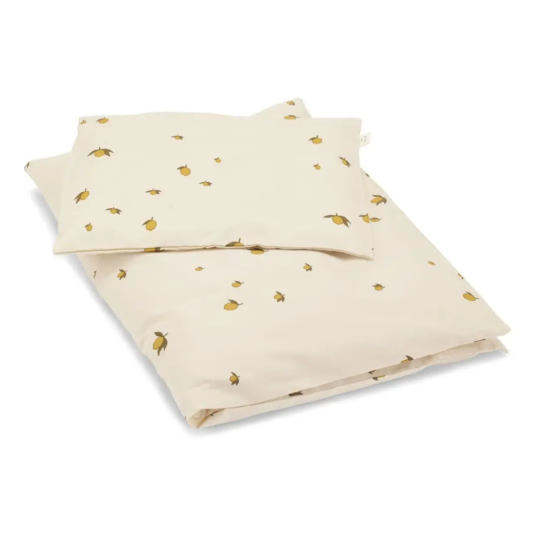 KONGES SLØJD - Parure de Lit Pour Lit Simple 140x200 Cm - Citron