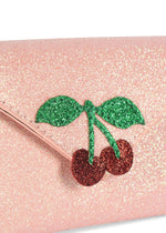 KONGES SLØJD - Portefeuille Lettre D'amour Rose À Paillettes