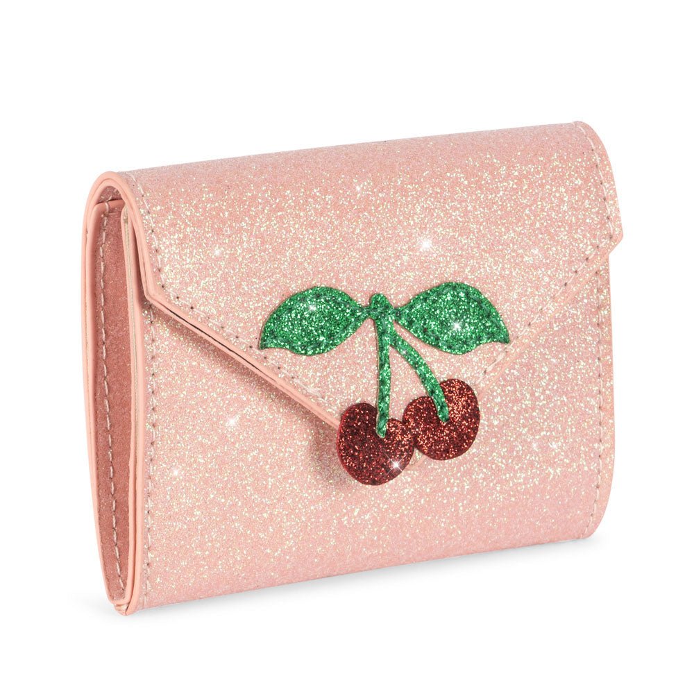 KONGES SLØJD - Portefeuille Lettre D'amour Rose À Paillettes