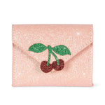 KONGES SLØJD - Portefeuille Lettre D'amour Rose À Paillettes