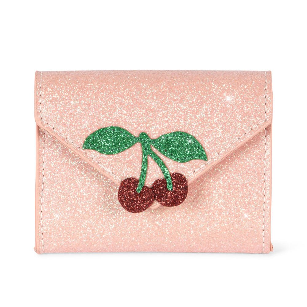 KONGES SLØJD - Portefeuille Lettre D'amour Rose À Paillettes