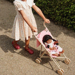 KONGES SLØJD - Poussette Canne Pour Poupée - Bubblegum Check