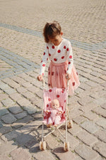 KONGES SLØJD - Poussette Canne Pour Poupée - Coccinelle À Paillettes