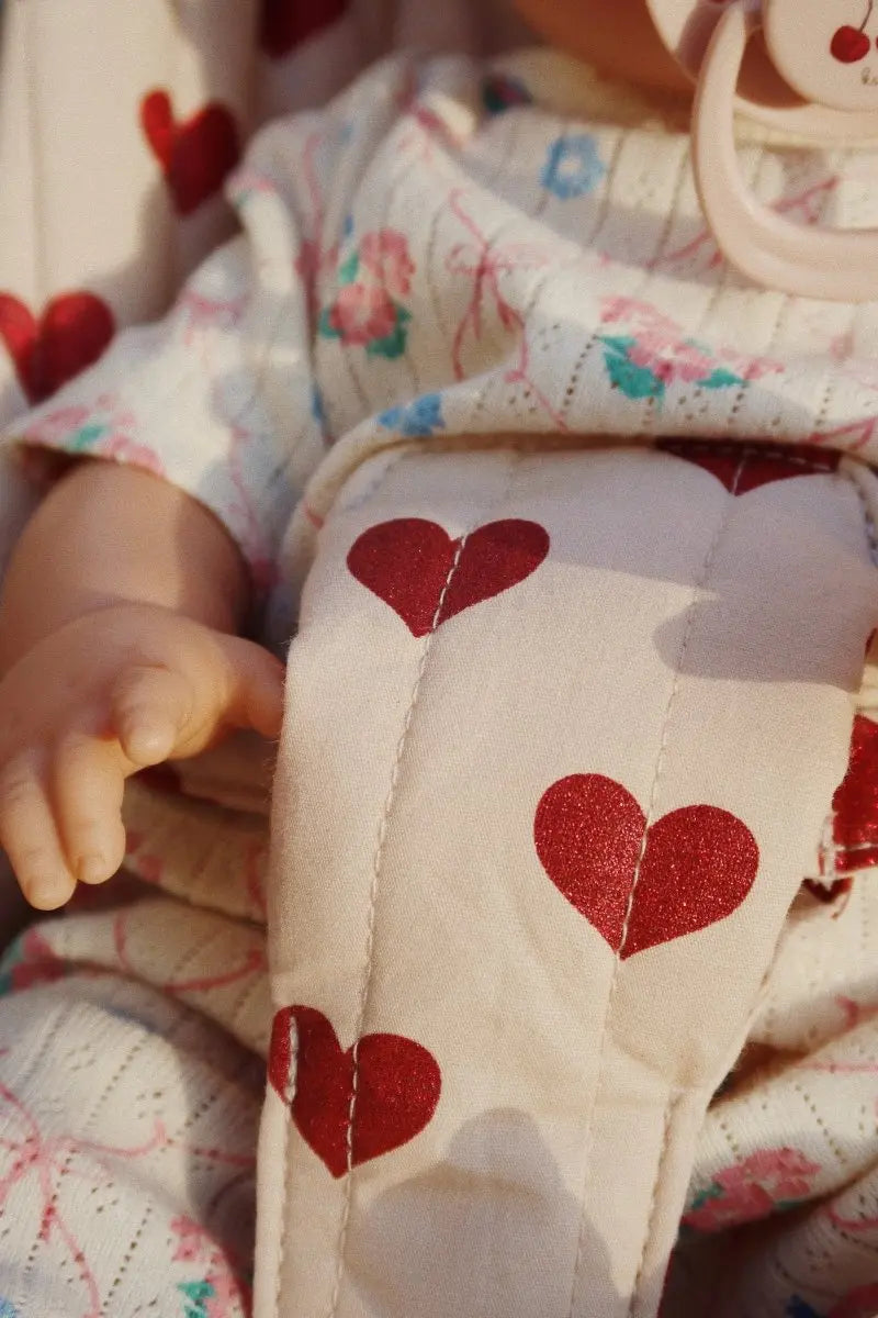 KONGES SLØJD - Poussette De Poupée - Amour Rouge