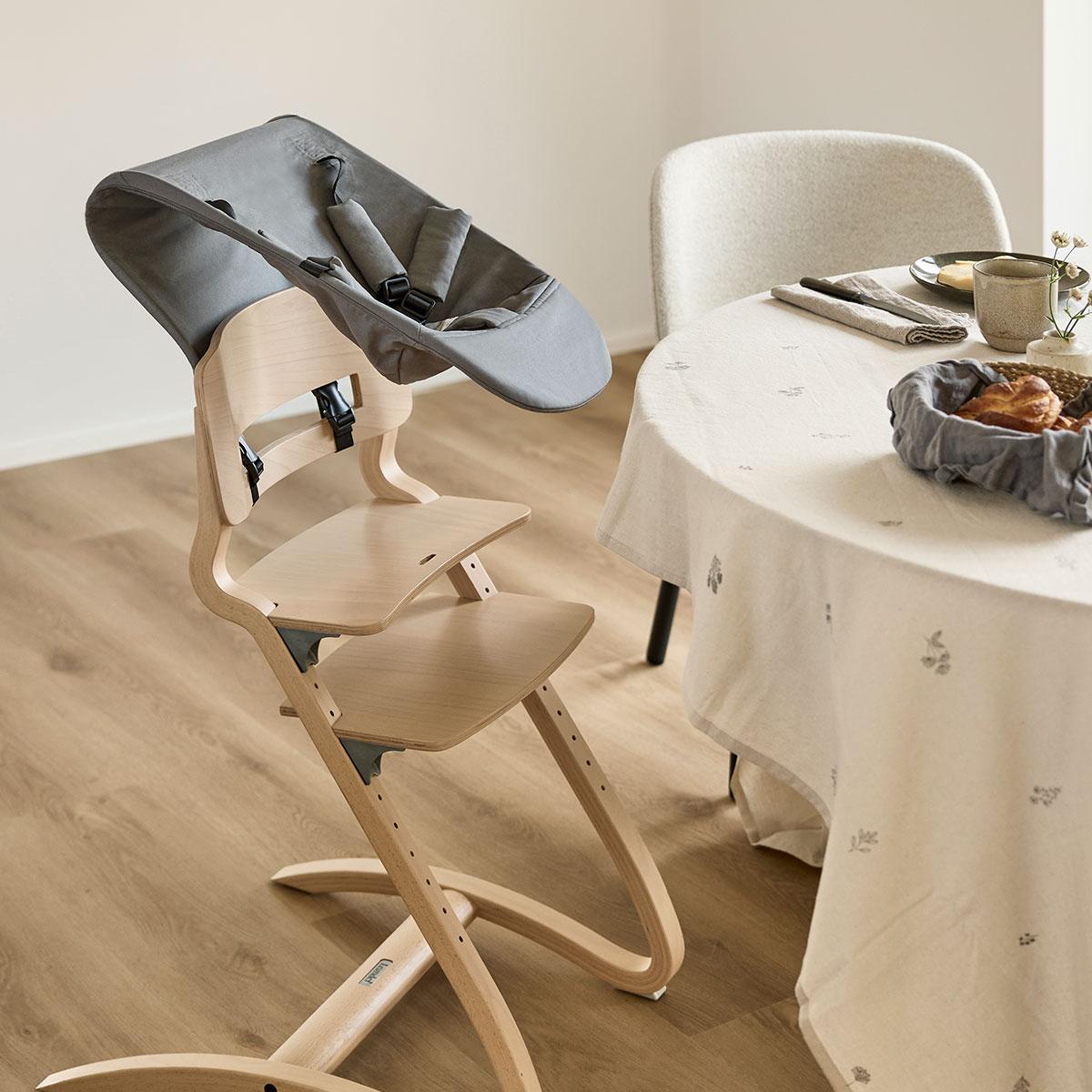 LEANDER - Chaise Haute Sans Arceau, Classic, Noir
