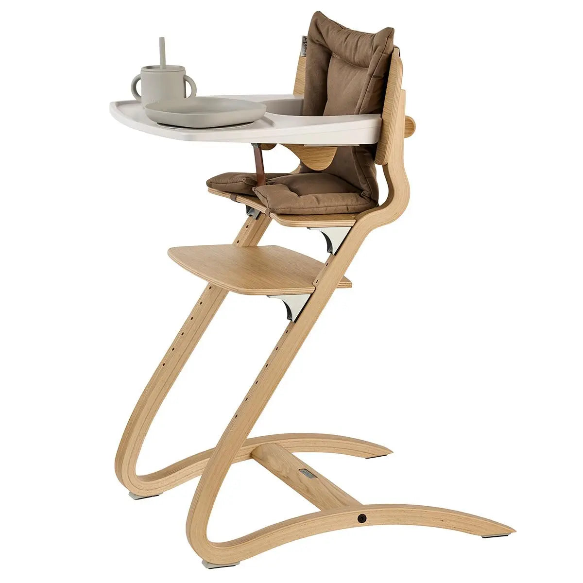 LEANDER - Chaise haute sans arceau Leander Louie™ Chêne