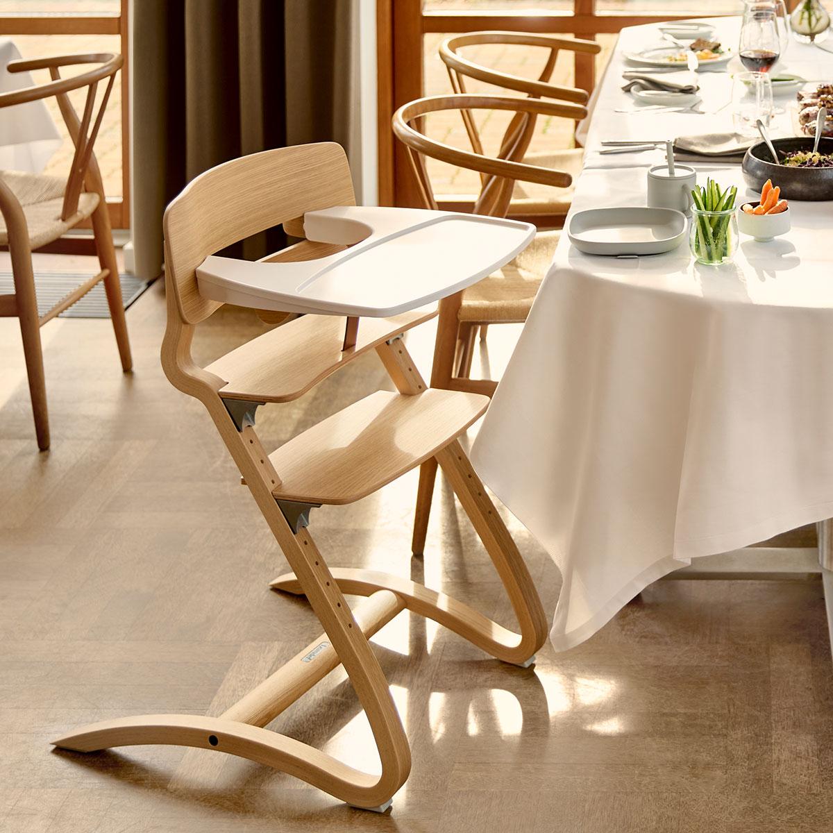 LEANDER - Chaise haute sans arceau Leander Louie™ Chêne