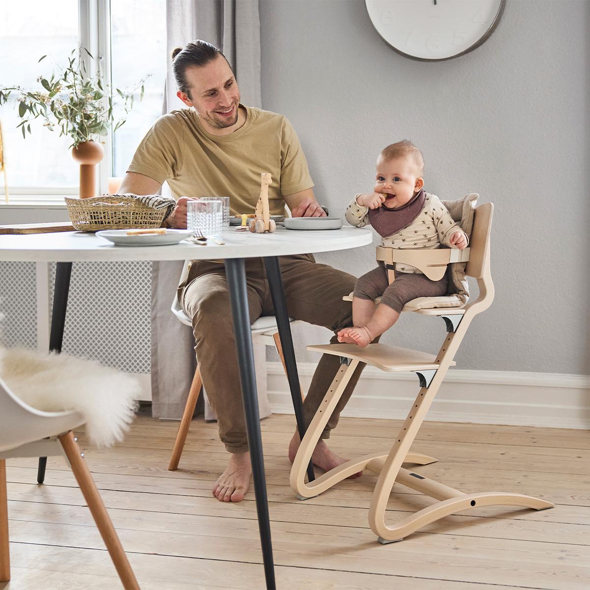 LEANDER - Chaise haute sans arceau Leander Louie™ Hêtre