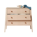LEANDER - Commode 3 Tiroirs Linea, Hêtre