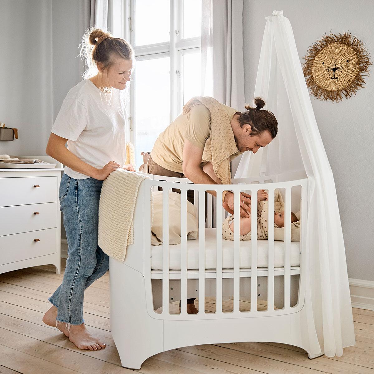 LEANDER - Lit Bébé Évolutif 0 - 3 Ans Leander Classic™, Blanc