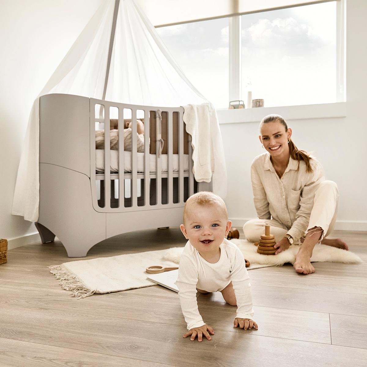 LEANDER - Lit Bébé Évolutif 0 - 3 Ans Leander Classic™, Cappuccino