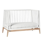 LEANDER - Lit Bébé Luna, 120cm, Blanc/chêne