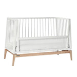 LEANDER - Lit Bébé Luna, 120cm, Blanc/chêne