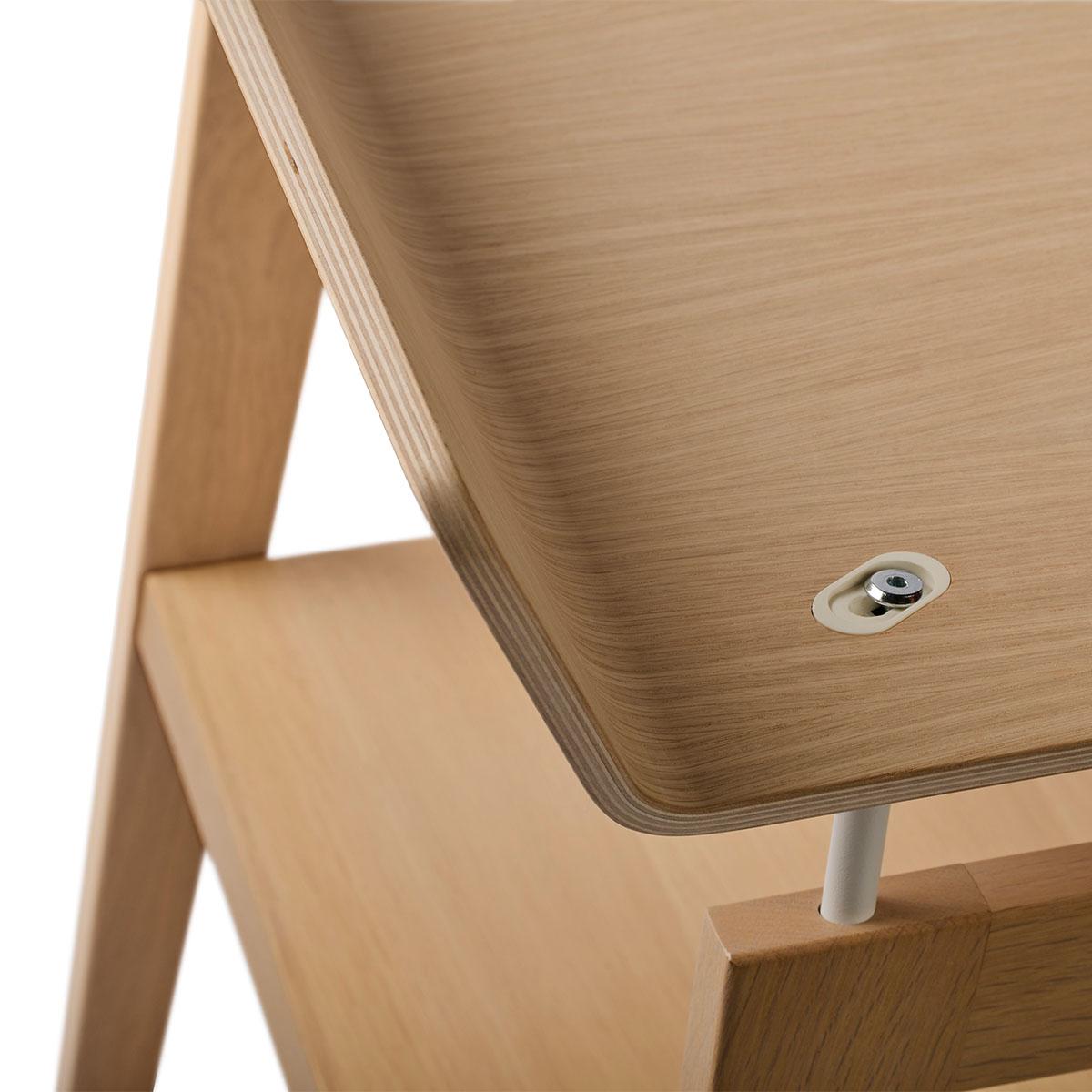 LEANDER - Table À Langer Linea Avec Matelas, Chêne