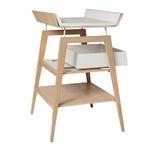 LEANDER - Table À Langer Linea Avec Matelas, Chêne