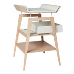 LEANDER - Table À Langer Linea Avec Matelas, Hêtre
