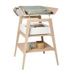 LEANDER - Table À Langer Linea Avec Matelas, Hêtre