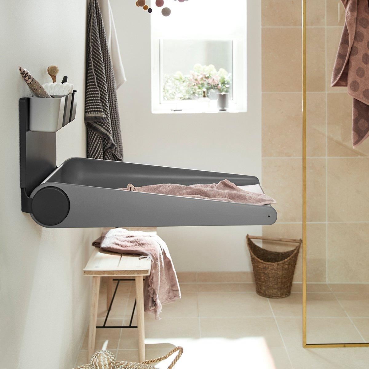 LEANDER - Table À Langer Murale Leander Wally™, Gris