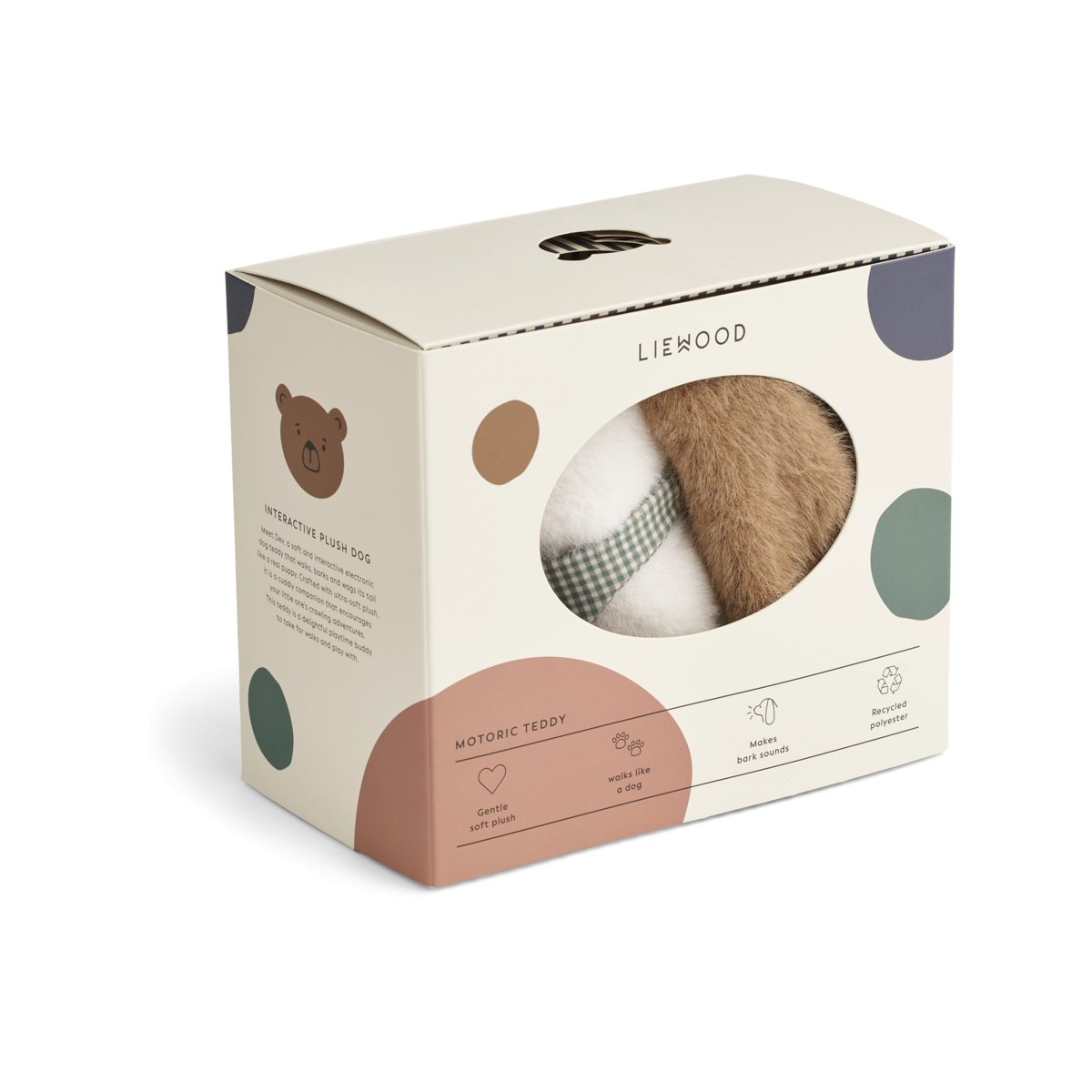 LIEWOOD - Peluche Motorisée Dev Dog - Sandy