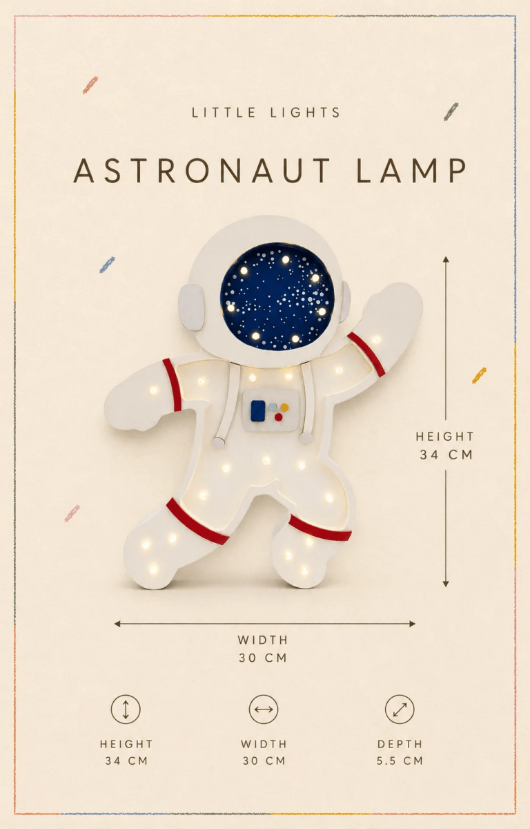 LITTLE LIGHTS-Veilleuse Little Lights - Astronaute | Voie Lactée
