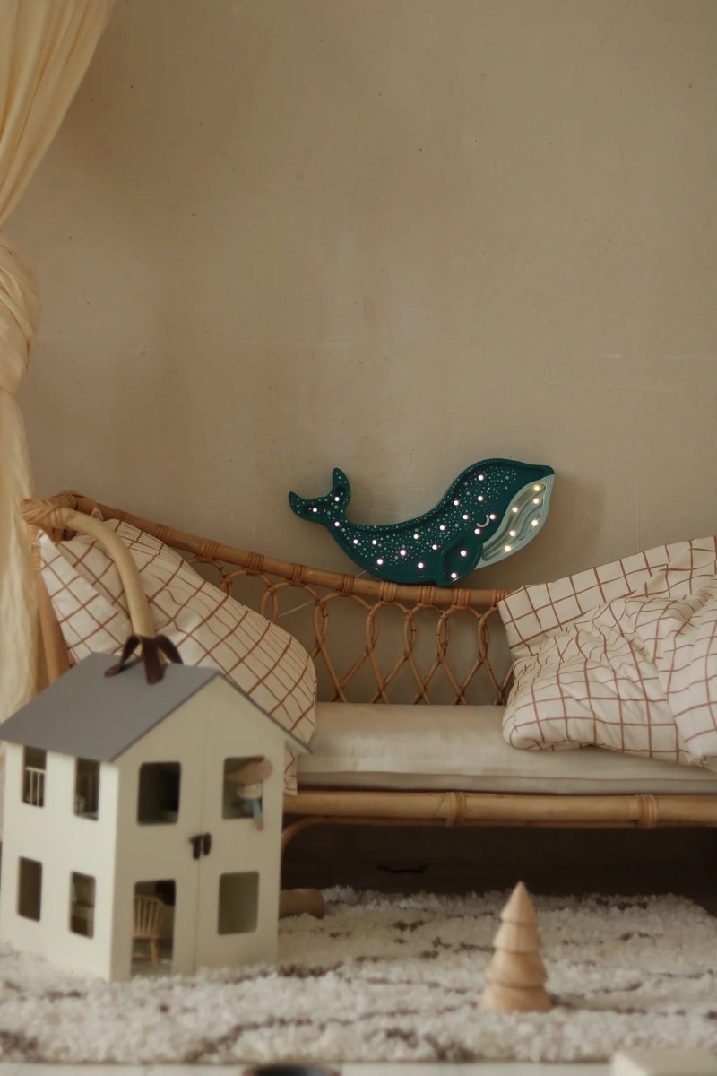 LITTLE LIGHTS-Veilleuse Little Lights - Baleine | Bleu Sarcelle Galaxie