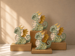 LITTLE LIGHTS-Veilleuse Little Lights - Dragon | Vert Chasseur