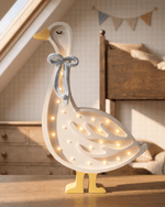 LITTLE LIGHTS-Veilleuse Little Lights - Oie | Bleu Cottage avec Nœud